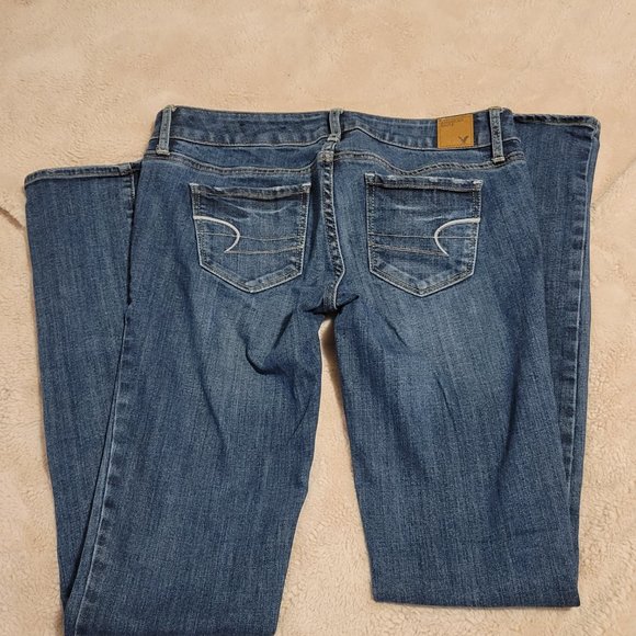 American Eagle Stretch Skinny Denim Jeans Size: 4 - Picture 5 of 10
